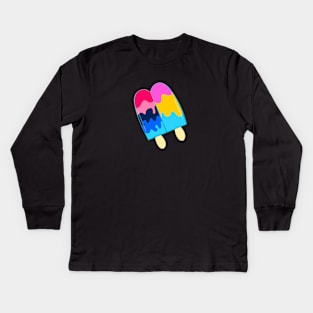 Popsicle Pride Kids Long Sleeve T-Shirt